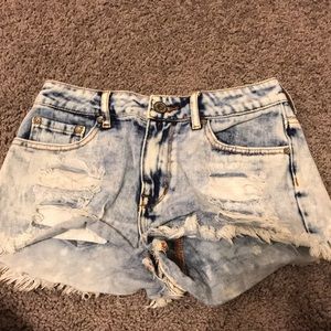 High rise jean shorts ***size 3